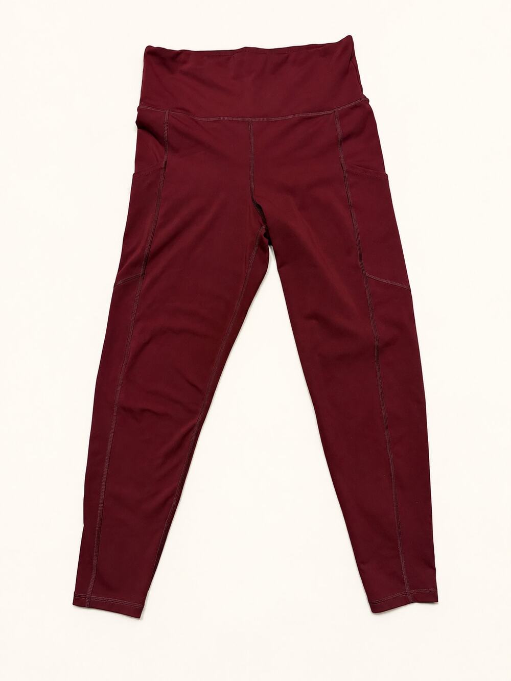 American Eagle The Everything Pocket Legging — Burgundy, Size L